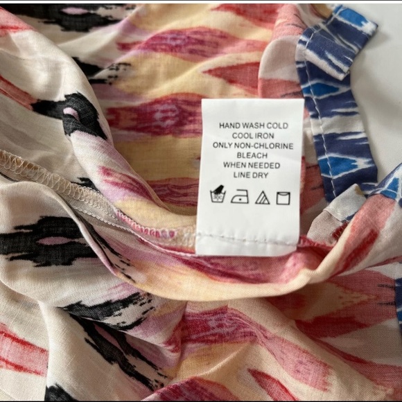 Athleta Ikat Print Sunset Halter Maxi Dress Size S - Picture 8 of 9